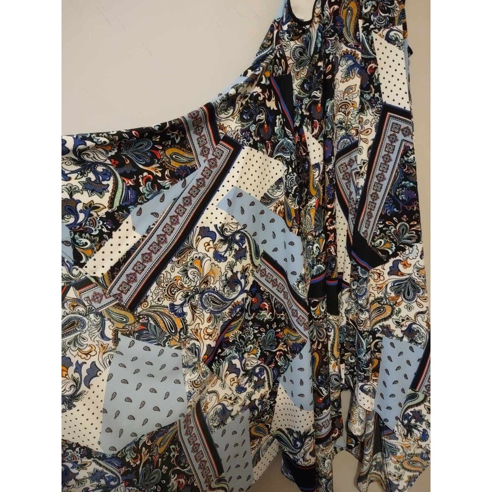 Topshop Pinafore Midi Dress Size 2 Boho Fairy - Picture 6 of 8